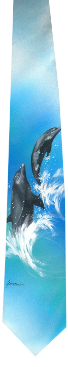 Delfini saltano
